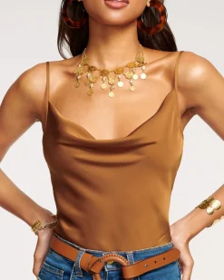 Ramy Brook Abigail Cowl Neck Tank Top Sale