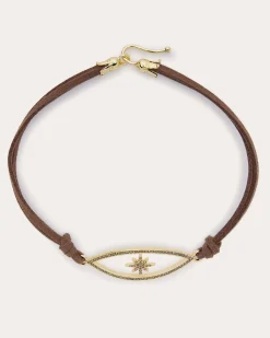 Ramy Brook Adale Suede Choker Necklace Brown Online