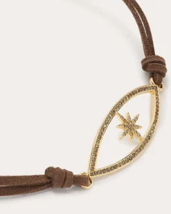 Ramy Brook Adale Suede Choker Necklace Brown Online