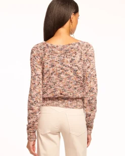 Ramy Brook Alden Long Sleeve Sweater Neutralcombo Sale