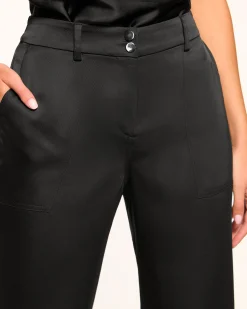 Ramy Brook Allena Cropped Pant Black Best