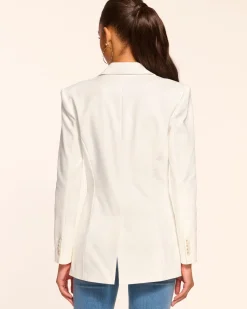Ramy Brook Andrenetta Cotton Blazer Hot
