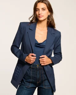 Ramy Brook Andrenetta Cotton Blazer Hot