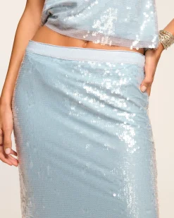 Ramy Brook Annita Sequin Midi Skirt Best