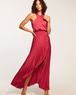 Ramy Brook Arina Halter Maxi Dress Best