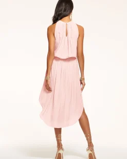 Ramy Brook Audrey Smocked Midi Dress Fashion