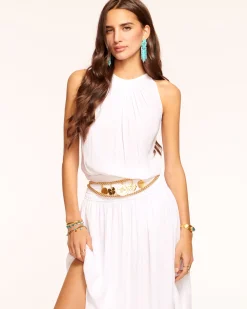 Ramy Brook Audrey Smocked Midi Dress Fashion