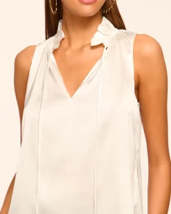 Ramy Brook Ayana Silk Tank Top Best