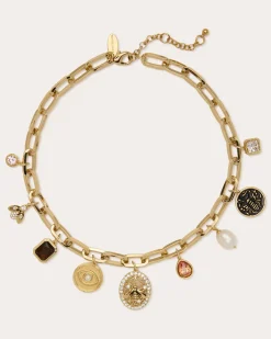 Ramy Brook Bellamy Charm Necklace Gold Online