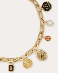 Ramy Brook Bellamy Charm Necklace Gold Online