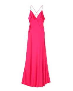 Ramy Brook Caspe V-Neck Gown Black Online