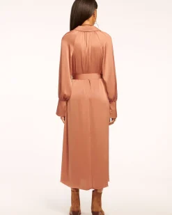 Ramy Brook Cecilia Belted Midi Dress Fashion