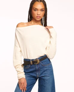 Ramy Brook Chance Wool Off-The-Shoulder Sweater Best