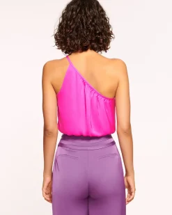 Ramy Brook Cheryl One-Shoulder Crop Top Fashion