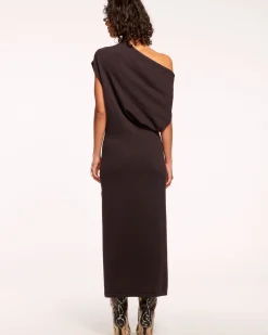 Ramy Brook Chet Wool Off-The-Shoulder Sweater Dress Fashion
