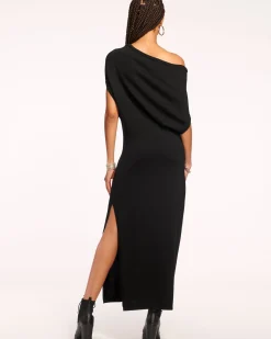 Ramy Brook Chet Wool Off-The-Shoulder Sweater Dress Fashion