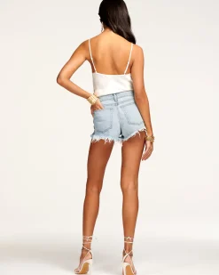 Ramy Brook Christy Low-Rise Short Mediumwash Fashion