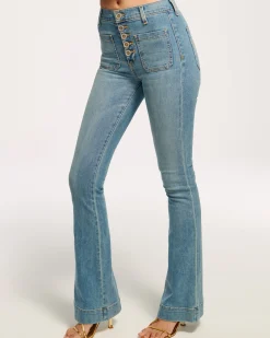 Ramy Brook Cindy High-Rise Flare Jean Best