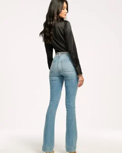Ramy Brook Cindy High-Rise Flare Jean Best