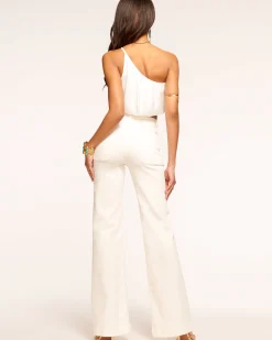 Ramy Brook Clifford Wide Leg Jean White Discount