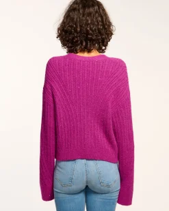 Ramy Brook Cornelius Wool Cardigan Sweater Hot