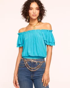 Ramy Brook Cressida Off-The-Shoulder Top Outlet
