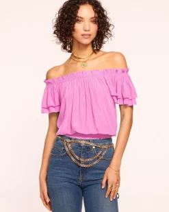 Ramy Brook Cressida Off-The-Shoulder Top Outlet
