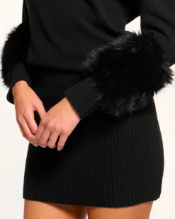 Ramy Brook Cyrus Off-The-Shoulder Sweater Dress Outlet