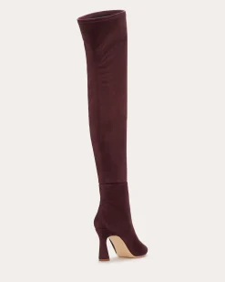Ramy Brook Dara Suede Over-The-Knee Boots Clearance