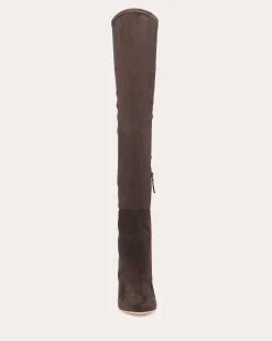 Ramy Brook Dara Suede Over-The-Knee Boots Clearance