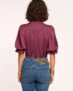 Ramy Brook Dina Button Down Bodysuit Best