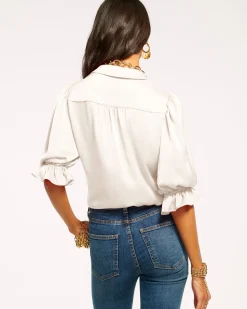 Ramy Brook Dina Button Down Bodysuit Best