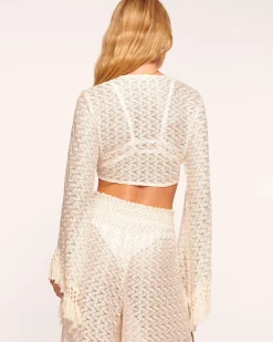 Ramy Brook Elvira Coverup Crop Top Online