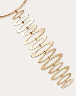 Ramy Brook Emerie Statement Necklace Gold Fashion