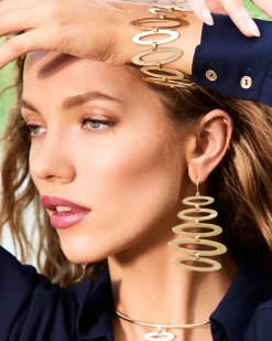 Ramy Brook Emerie Statement Necklace Gold Fashion