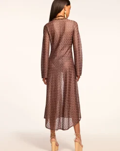 Ramy Brook Fatima Coverup Dress Brownzigzag Best