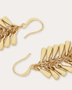 Ramy Brook Gena Cluster Earrings Gold Clearance