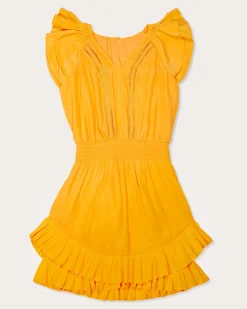 Ramy Brook Girls Lola Ruffle Mini Dress Yuzu Fashion