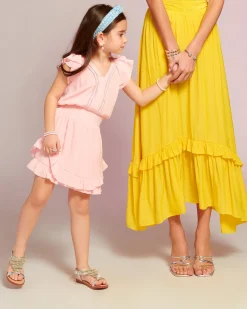 Ramy Brook Girls Lola Ruffle Mini Dress Best