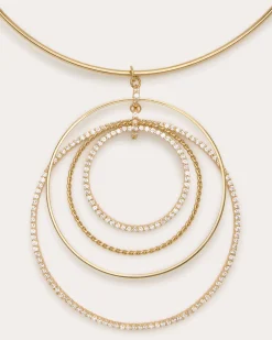 Ramy Brook Haiden Circular Necklace Gold Clearance