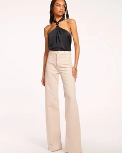 Ramy Brook Harmoni High-Rise Yoke Front Jean Bone New