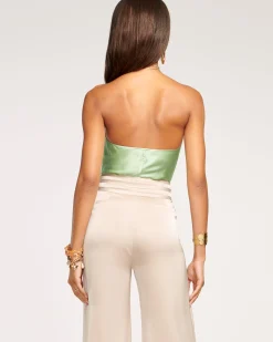 Ramy Brook Harriet Silk Halter Tank Top Fashion