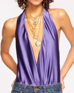 Ramy Brook Harriet Silk Halter Tank Top Fashion