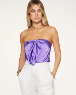 Ramy Brook Harriet Silk Halter Tank Top Fashion
