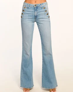 Ramy Brook Helena High-Rise Flare Jean Fashion