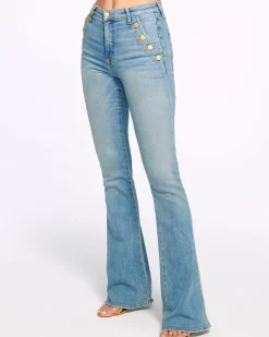 Ramy Brook Helena High-Rise Flare Jean Fashion