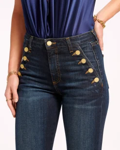 Ramy Brook Helena High-Rise Flare Jean Fashion