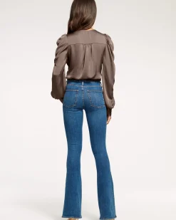 Ramy Brook Helena High-Rise Flare Jean Fashion