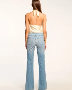 Ramy Brook Helena High-Rise Flare Jean Fashion