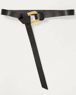 Ramy Brook Ines Leather Tie Belt Discount